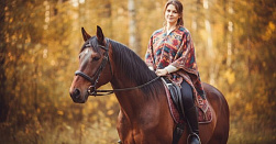 Верховая конная прогулка